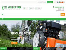 Tablet Screenshot of keesvanderspek.nl